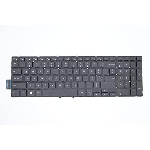 Replacement Keyboard Compatible with Dell G3 3579 3779 3590, G5 5587 5590, G7 7588 7590 7790 Laptop Without Backlit US Layout - White