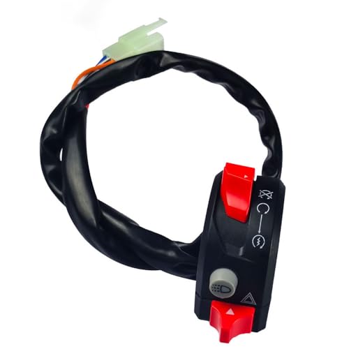 Motorcycle Start Kill Switch Handlebar Toggle Switch Easy-to-Mount On-Off Switch for Motorcycle ATV Lights