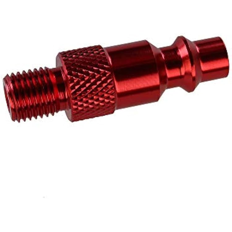 Prestacycle Air Compressor Adapter for CO2 Heads 6061-T6 Alloy Coupler Plug to Inflate Bike Tires at Home Compatible with All CO2 Heads, Fits IM Air Compressor Quick Connectors