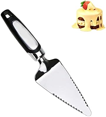 Cake Pizza Pie Server Stainless Steel Pie Cake Server Slicer Serrated Edges on Both Sides Cake Slicer for Cake Pizza
