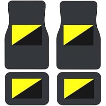 Ancap Flag Floor Mats for Cars, All-Weather Car Mats, Fit Automotive Floor Mats for Cars Trucks SUV, Universal Floor Liner Car Accessories