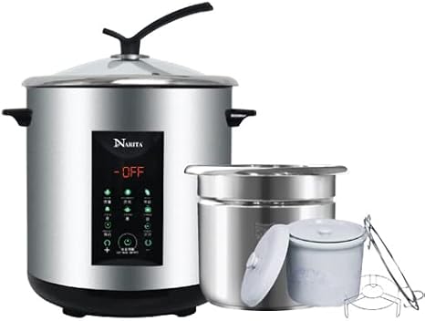 Narita NSQ700 7.5QT Stainless Steel Multi-Functional Stew Cooker