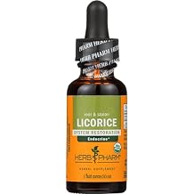 Herb Pharm Certified Organic Licorice Liquid Extract for Endocrine System Support - 1 Ounce (DLIC01)