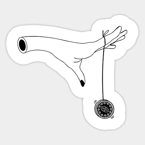 Yo-yo - Sticker Graphic - Decal Sticker Sticker