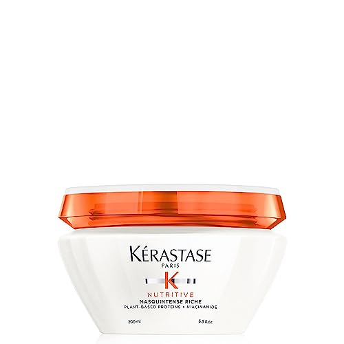 KERASTASE Nutritive Nourishing Mask | Moisturizes and Conditions For Hair With Irisome Complex Masquintense Old Packaging 6.8 Fl Oz