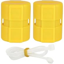 Mobestech 2pcs Enhance Car Efficiency Magnetic for Vehicle Economizer Emission Reducer Easy Install Abs Material