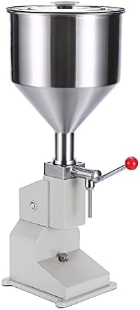 AIZYR 304 Stainless Steel Manual Liquid Filling Machine, A03 5-50ml Bottle Filler Machine for Paste Cream Cosmetic Shampoo