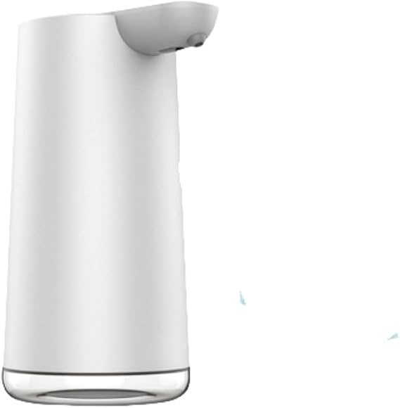 Soap Dispenser Automatic Foaming Stainless Steel White Hand Sanitizer Dispenser Automatic Dispenser Contactless Distance Sensor Refillable Non-Contact 280ml Soap Bottle Stylish Hand Wash