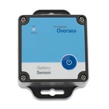 Skyhawk Oversea Battery Voltage Sensor | Wireless Boat Battery Monitor | Self-Powered, Complete Coverage | Works with Oversea Hub & App | No Boat Wiring Required