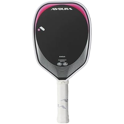 Rivelle Hybrid Pickleball Paddle, Toray t700 Carbon Fiber, Durable American Made Core, All Court Versatility