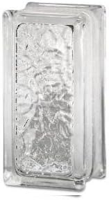 Seves Glass Block Pittsburgh Corning 4x8x3 IceScapes Glass Block