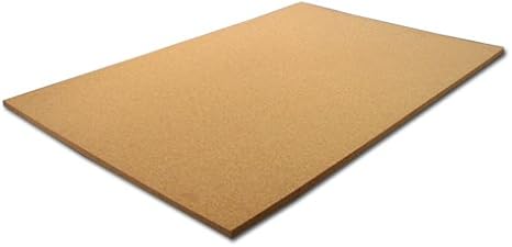 Cork Sheet: 24" Wide X 36" Long X 3/8" Thick