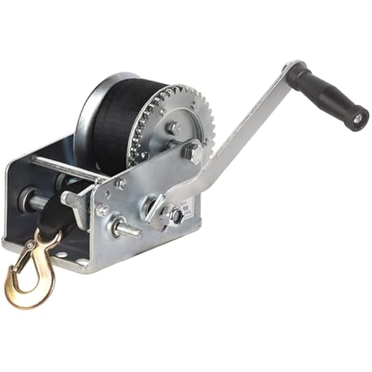 Boat Trailer Winch for Boat Trailer Marine Truck ATV, Black
