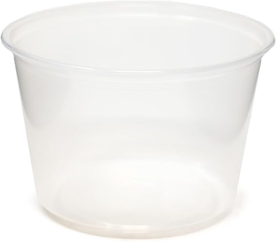 Fabri-Kal Microwavable Deli Containers, 16oz, Clear