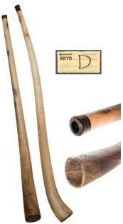 Hibiscus Didgeridoo 66-71 inch with bag (Tone D) | Didgeridoo designed for deep drone tones and musical practice; key details: Tone D.