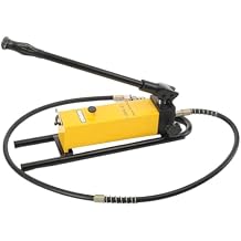 Manual Hydraulic Hand Pump CP-700D, 1500cc 10000Psi Portable Hydraulic Cylinder Single Acting Hydraulic Porta Power Pump for Separate Type Hydraulic Tool