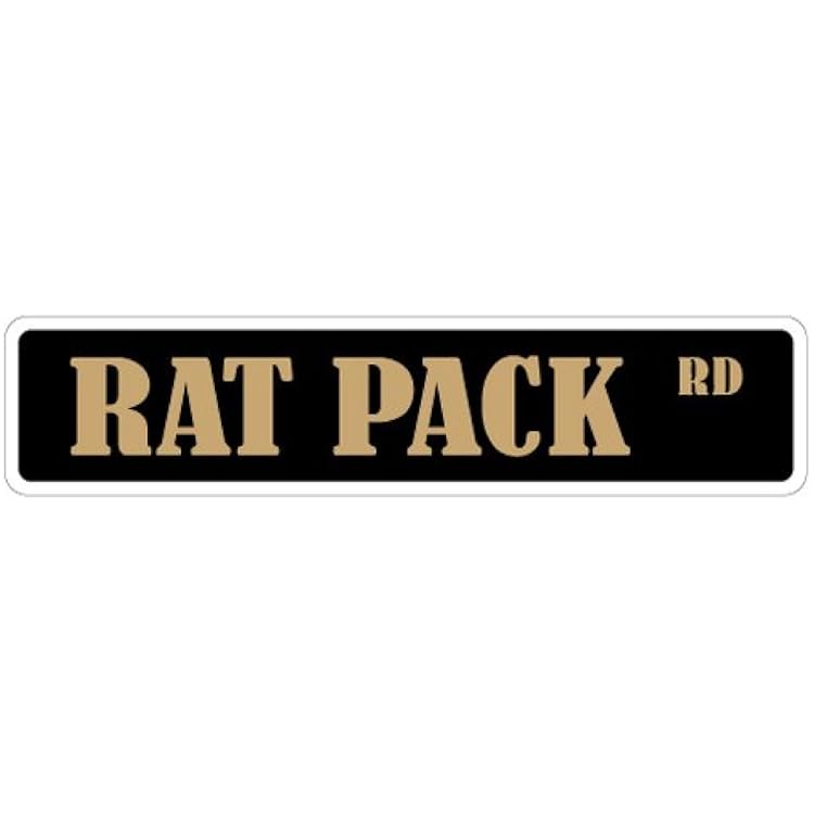 SignJoker] Rat Pack Street Sign Poster Dean Sands Sinatra Gift Wall Plaque Decoration