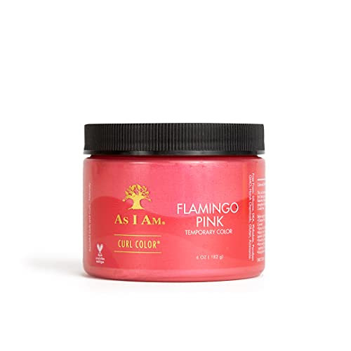 As I Am Curl Color - Flamingo Pink - 6 oz - Temporary Color Gel - Vegan & Cruelty Free
