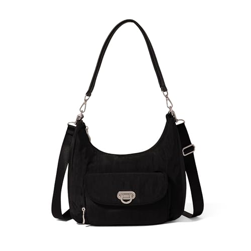 Coastal Flip Lock Half Moon Bag