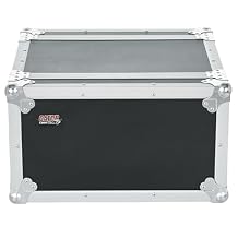 Gator Cases G-TOUR Series Shallow Audio Road Rack with Heavy-Duty Tour Grade Hardware, 15" Rackable Depth, 6U (G-TOUR EFX6U)