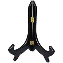 TRIPAR 7 Inch Wooden Plate Display Stand Picture Easel Stand