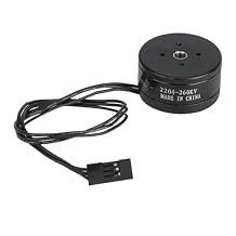 Drones Brushless Motor, Outdoor 260KV, 80t 1 for 3A Hollow Shaft Brushless Motor Drones, Low Noise and Low Power Consumption, for RC Drones, Camera((2204)) (1pcs)