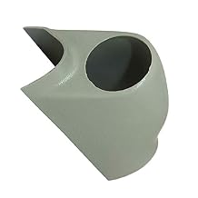 GlowShift Gray Single Pillar Gauge Pod Compatible with Subaru Impreza WRX STI 2002-2007 - Factory Color Matched - ABS Plastic - Mounts (1) 2-1/16" (52mm) Gauge to Vehicle's A-Pillar