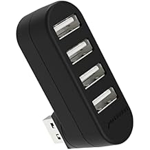 SABRENT 4 Port USB 2.0 Hub [90/180 Degree Rotatable] (HB-UMN4)