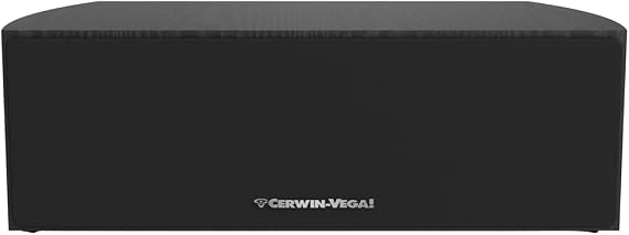 Cerwin-Vega LA24 4" 2.5 Way Center Channel Home Audio Speakers (Black)