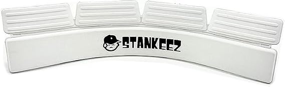 Stankeez Hat Liners - Reusable Hat Sweat Liner - Hand Washable & Non-Adhesive Shields Pad for Hats - Shaper & Protector Insert from Sweat & Odor - Unisex All Type of Sports Cap - White