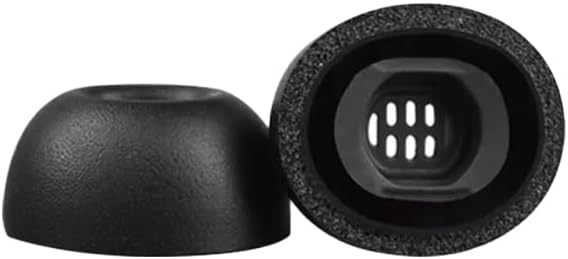 Replacement Eartip Compatible with Huawei FreeBuds Pro 5 Eartips, Memory Foam Noise Canceling Ear Tips Enhanced Noise Isolation Earbuds Cushions for FreeBuds Pro 5 (Black, Large)
