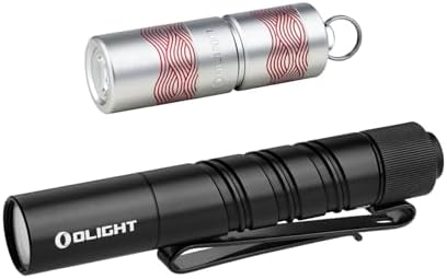 OLIGHT I1R 2 Pro Eos 180 Lumens EDC Rechargeable Keychain Flashlight Bundle I3T 2 EOS Pocket EDC Flashlight