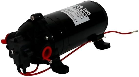 Solutions Pest & Lawn 160PSI 12V Chemflo Electric Diaphragm Sprayer Pump - HIgh Pressure 1.5 GPM
