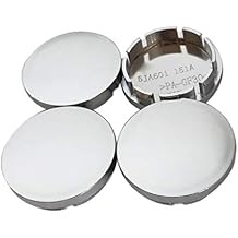 4 Pcs/Set Black/Silver 56mm Universal Car Wheel Center Hub Caps ABS Caps Vehicle Decor