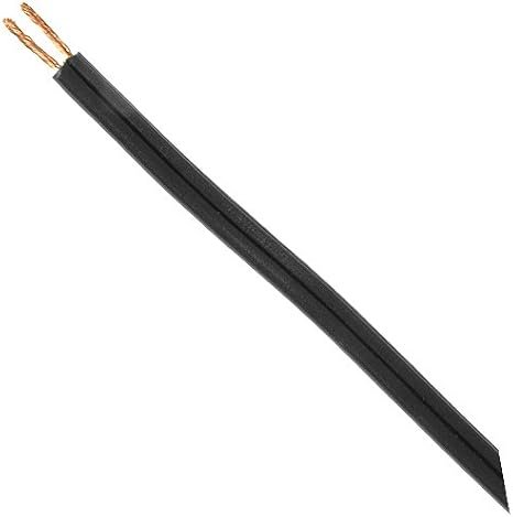 Zip Cord lamp Wire, 18/2 SPT-1, Black 50' roll.