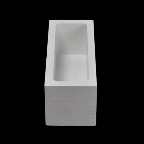 Boron Nitride Crucibles, Boron Nitride Material Ark, BN Graphite Crucibles, High-Temperature Resistant (1, 11 * 7 * 8.5mm Without Lid, L*W*H)