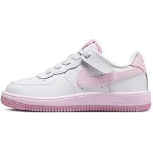 Preschool Nike Force 1 Low Easyon 'White/Pink' - FN0237-100