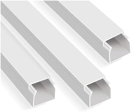 4 Metre (12x12mm) Kendinden Yapışkanlı Kablo Kanalı | 4m (10 Adet x 40cm) Kablo Gizleyici
