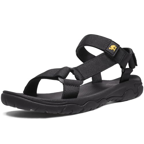 CAMELSPORTS Mens Hiking Sandals Open Toe Outdoor Beach Sandal Waterproof Sport Sandals Water Shoes for Athletic Walking