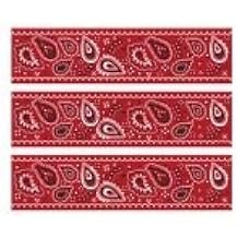 CakeSupply Red Bandana Edible Photo Image Cake Decoration - D20000