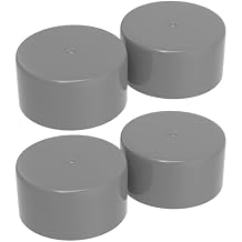 Trailer Bearing Dust Cap Trailer Axle Hub Dust Cover 1.98 Inch Rubber Wheel Bearing Buddies Protector, 4 Pack Gray
