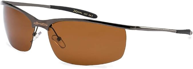X Loop Polarized Driving Sunglasses XP3 Gunmetal Bronze