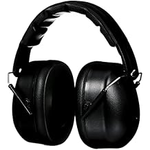 3M Folding Earmuff, Noise Reduction Rating (NRR) 25 dB, Adjustable Ear Muffs, Padded Headband For Comfort, Flexible & Adjustable Headband, Black, One Size Fits Most (90563H1-DC)