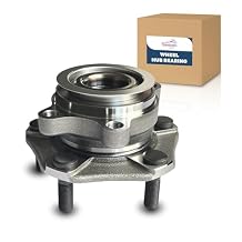 513364 Front Wheel Bearing Hub Assembly Compatible with Chevrolet 15-18 City Express, with Nissan 13-17 Leaf, 13-19 NV200, 13-19 Sentra All Engine with 5-Lug & ABS