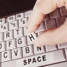 Large Print Keyboard Labels for Windows PC - Black Letters on Off-White Background