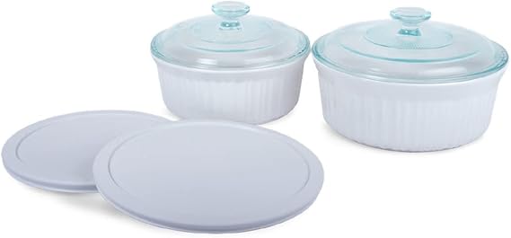 Corningware French White 6-Piece Bakeware Set