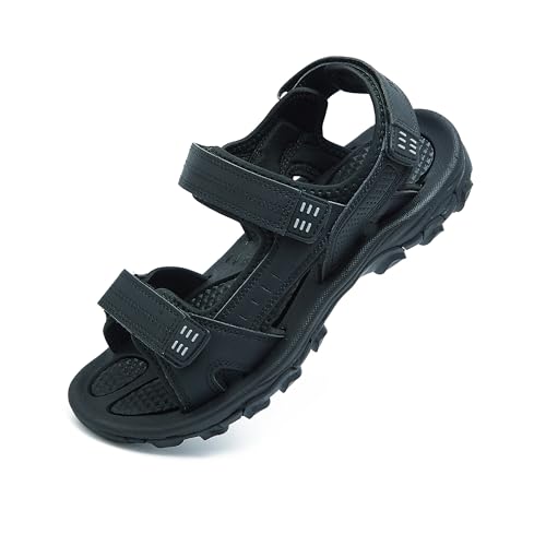 Mens Sandals Open Toe Water Sandals,Athletic and Outdoor Hiking Sandal Waterproof Lightweight with Adjustable Strap