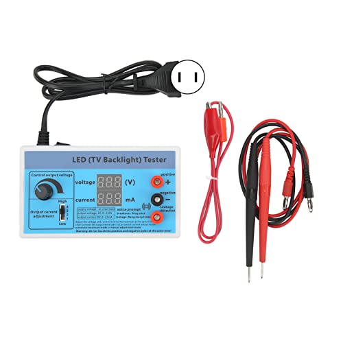 LED TV Backlight Tester Multifunction Strips Beads Repair Tool, 0230V Output, Intelligent Adjustment Simple Testing for LED Strips LED TV Backlight Inspection US Plug 110V