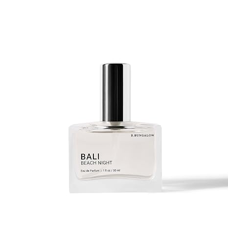 The Beachwaver Co. B. Bungalow Bali Beach Night Fragrance - Full Size (1 Fl Oz) | Notes of Australian Sandalwood, Hawaiian Coconut & Tahitian Vanilla
