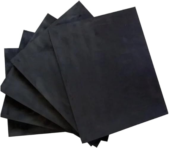 UGLYAF 5pcs High Pure Graphite Plate Panel Sheet Carbon Graphite Electrode Pyrolytic High Temperature Resistance 50 * 40 * 3mm For DIY